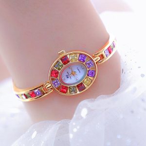 Bs Women Watch Famous Luxury Brands Small Dial Female Wristwatches Waterproof Dress Gold Ladies Watches Montre