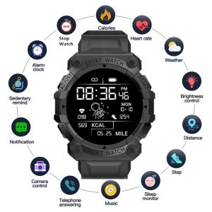 FD68S Smart Watches Men Women Heart Rate Health Monitoring Clock Waterproof Sports Multifunctional Smart Watch Male 2