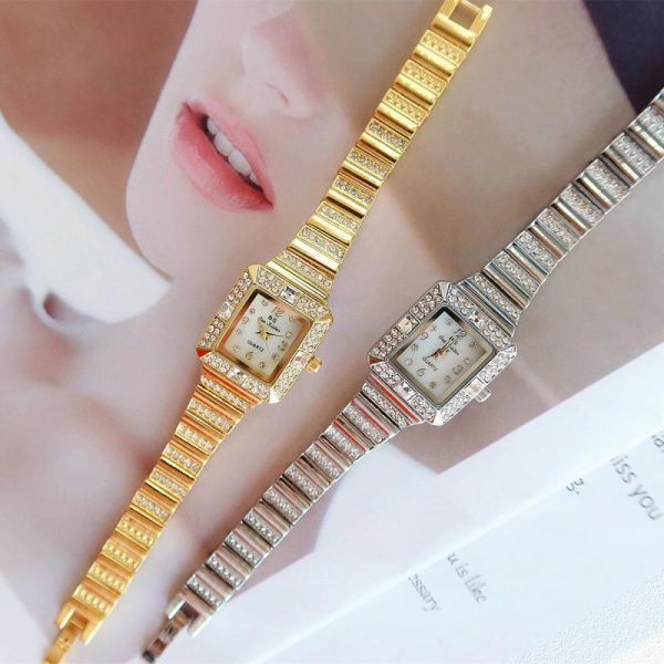 Fashion Women Watch with Diamond Watch Ladies Top Luxury Brand Ladies Casual Women s Bracelet Crystal 2