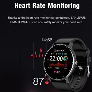 LIGE New Smart Watch Men And Women Sports watch Blood pressure Sleep Monitoring Fitness tracker Android 1