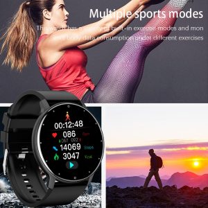 LIGE New Smart Watch Men And Women Sports watch Blood pressure Sleep Monitoring Fitness tracker Android 4