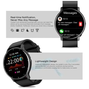 LIGE New Smart Watch Men And Women Sports watch Blood pressure Sleep Monitoring Fitness tracker Android 5