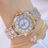 Luxury Brand Diamond Women Watch 2022 Rhinestone Elegant Ladies Watches Rose Gold Clock Wrist Watches For