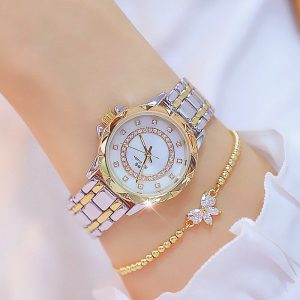 Luxury Brand Diamond Women Watch 2022 Rhinestone Elegant Ladies Watches Rose Gold Clock Wrist Watches For 2