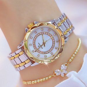 Luxury Brand Diamond Women Watch 2022 Rhinestone Elegant Ladies Watches Rose Gold Clock Wrist Watches For