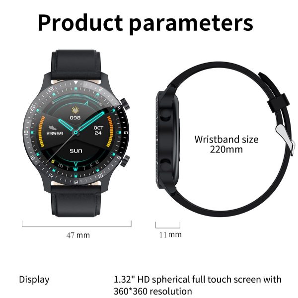 P32 HD Screen Smart Watch Men Full Touch Blood Pressure Heart Rate Monitor Women Fitness SmartWatch 5