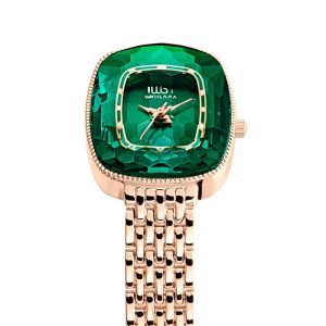 WIILAA 2022 Green Diamond Style Luxury Women Quartz Watch Creative Unique Ladies Wrist Watch For Female 4