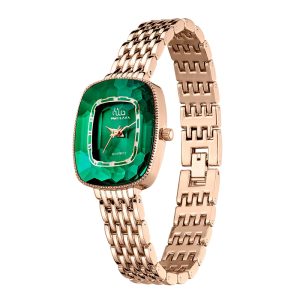 WIILAA 2022 Green Diamond Style Luxury Women Quartz Watch Creative Unique Ladies Wrist Watch For Female 5