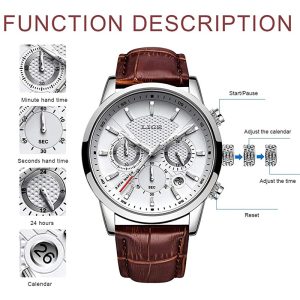 Watches Mens 2022 LIGE Top Brand Luxury Casual Leather Quartz Men s Watch Business Clock Male 2